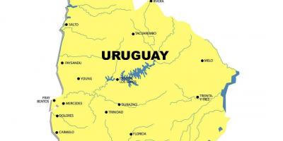 Карта реки Уругвай 