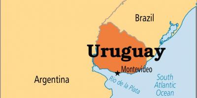 Уругвай карта столицы